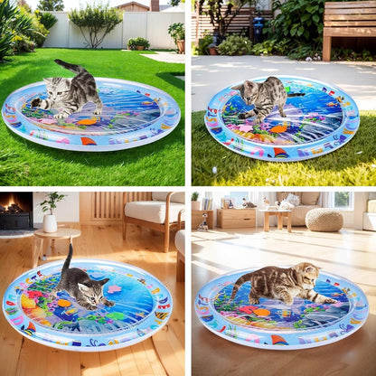 Pet Water Sensory Play Mat for Dogs and Cats- InuMeow