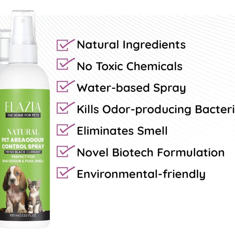 Natural Pet area Odour Control Spray (100 ML) Pack of 2 - InuMeow