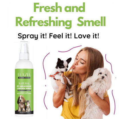 Natural Pet area Odour Control Spray (100 ML) Pack of 2 - InuMeow