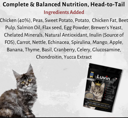 Complete and Balanced Grain-Free Cat Food - InuMeow