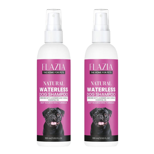 Natural Waterless Dog Shampoo 100 ml (Pack of 2) - InuMeow