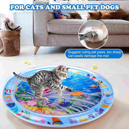 Pet Water Sensory Play Mat for Dogs and Cats- InuMeow