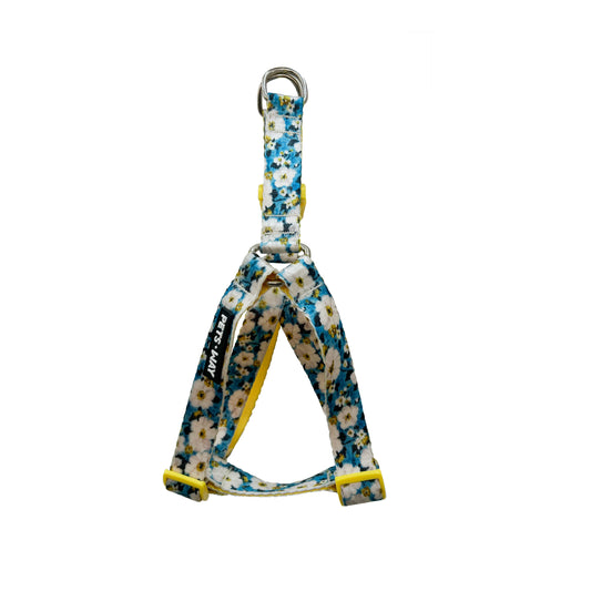 Pet Dog Step-In Harness Solid Color all Sizes and Breeds Printed Poly Lycra Material.