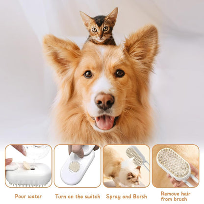 Pet Dog and Cat 3 in 1 Hair Removal Comb - InuMeow