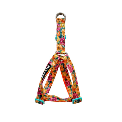 Pet Dog Step-In Harness Solid Color all Sizes and Breeds Printed Poly Lycra Material.