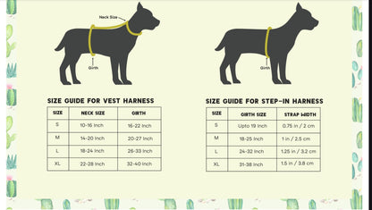 Pet Dog Harness all Sizes and Breeds Poly Lycra Material.