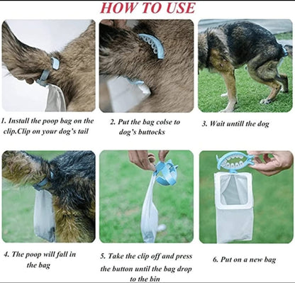 Pet Dog Poop Waste Pickup Bags with Handle (Pack of 20) - InuMeow.