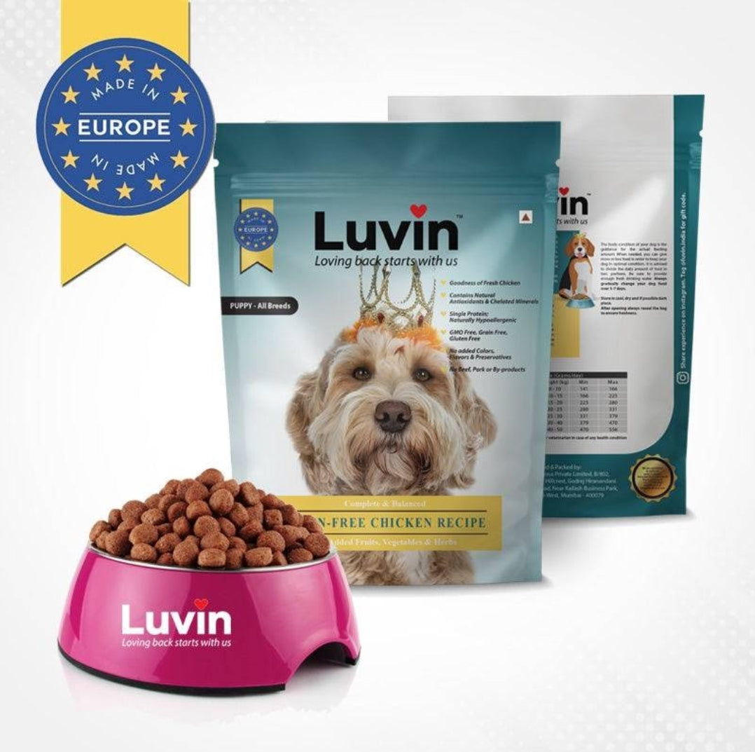 Premium Grain Free Dry Puppy Food - InuMeow.