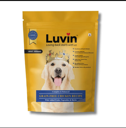 Premium Grain-free Dry Adult Dog Food - InuMeow.