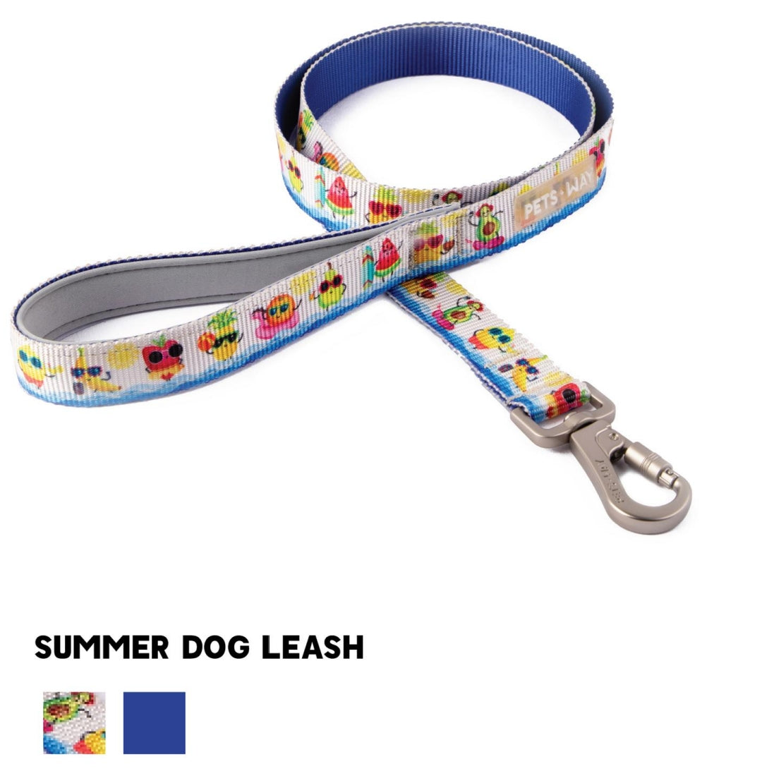 Pet Dog Printed Leash Belt Polyester Webbing.