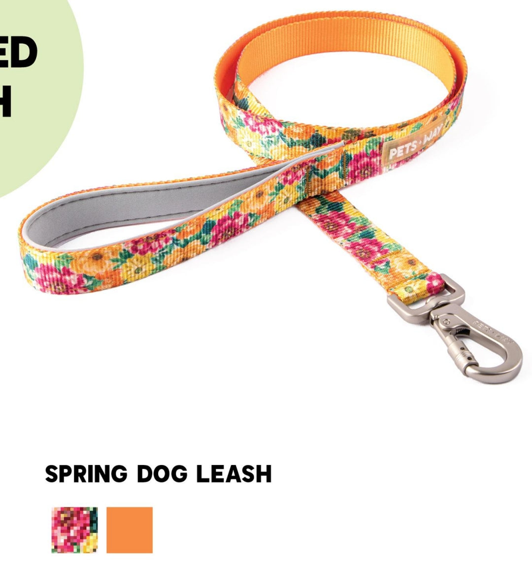 Pet Dog Printed Leash Belt Polyester Webbing.