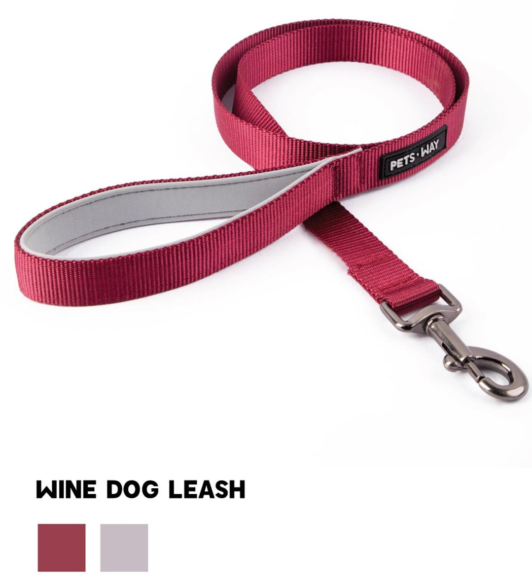 Pet Dog Solid Color Leash Belt Polyester Webbing.