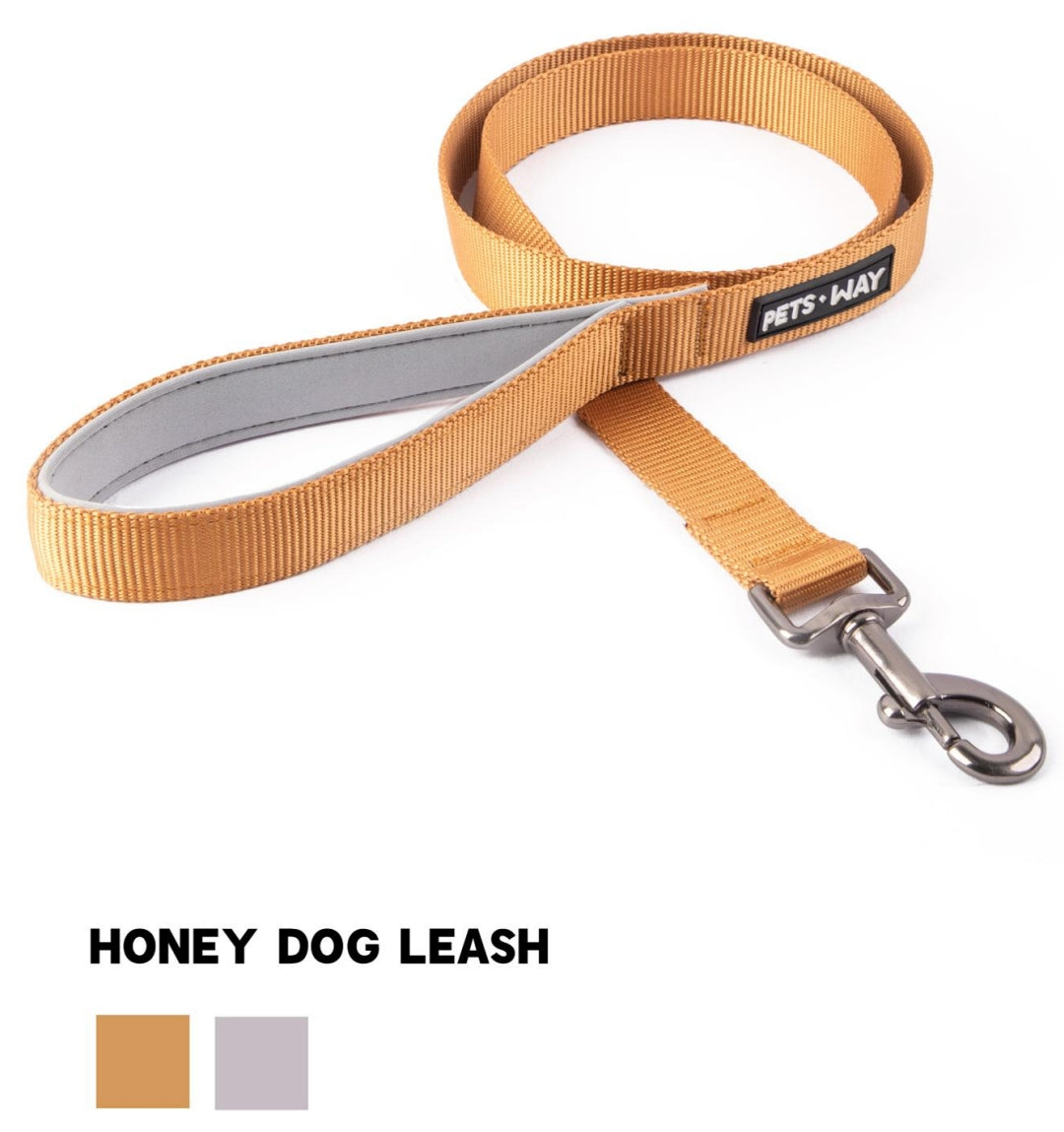 Pet Dog Solid Color Leash Belt Polyester Webbing.