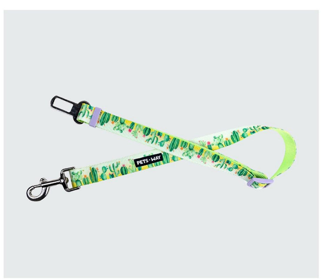 Pet Dog Printed Color Seat Belt Polyester Webbing.