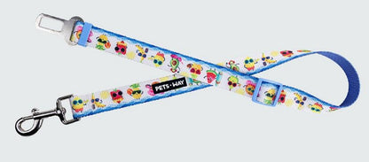 Pet Dog Printed Color Seat Belt Polyester Webbing.