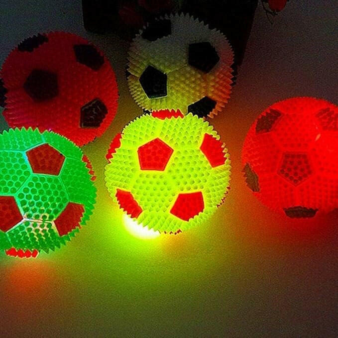 Dogs and Cats Light Up Natural Rubber Balls Toys for Dogs - InuMeow