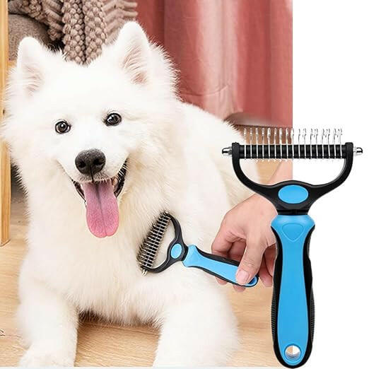 Tangles Removing and Deshedding and Dematting brush for Dogs and Cats - InuMeow.