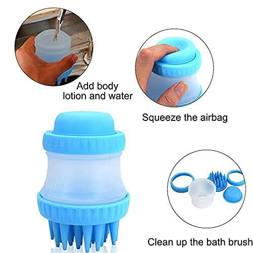 Professional Pet Massage Bathing and Washing brush comb - InuMeow.